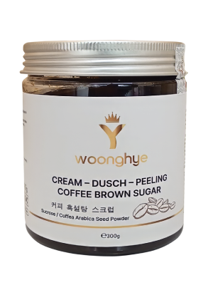 WOONG HYE CREAM - DUSH - PEELING COFFEE BROWWN SUGAR - TẨY DA CHẾT CÀ PHÊ ĐƯỜNG NÂU