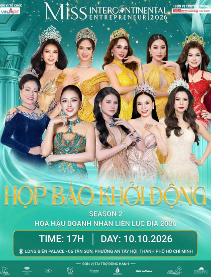 Canary Group tham gia họp báo khởi động cuộc thi Hoa hậu doanh nhân liên lục địa mùa 2-2026