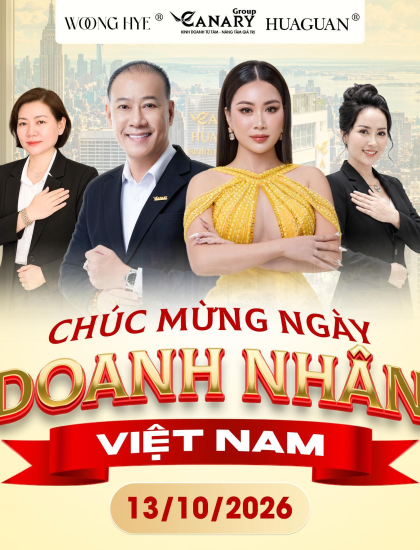 Chúc Mừng Ngày Doanh Nhân Việt Nam 13/10: Canary Group tri ân Ban Lãnh Đạo và Toàn thể Doanh nhân Việt Nam 