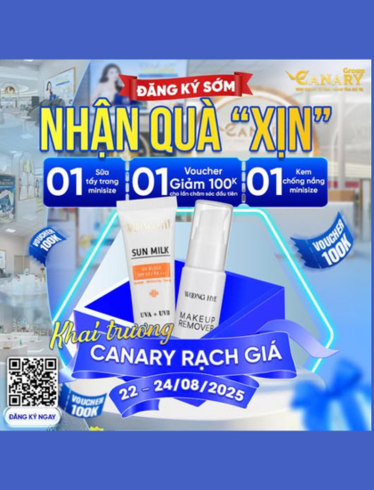 Khai trương Huaguan và Woong Hye Rạch Giá tại Zone C – Sự kiện làm đẹp đẳng cấp với ưu đãi 3 ngày vàng