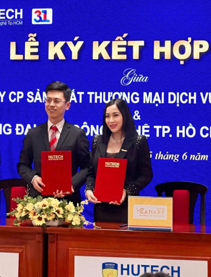 Canary Group Hợp Tác HUTECH: Ký Kết Hợp Tác Chiến Lược Đào Tạo Nguồn Nhân Lực Ngành Công Nghệ Thẩm Mỹ 