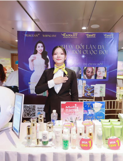 Canary Group Tại Sự Kiện 5K Mall ghi dấu ấn với trải nghiệm chăm sóc da chuyên sâu 