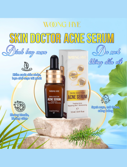 Skin Doctor Acne Serum – Giải Pháp Chăm Sóc Da Mụn Chuẩn Y Khoa Tại Nhà