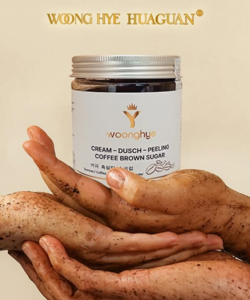 WOONG HYE CREAM - DUSH - PEELING COFFEE BROWWN SUGAR - TẨY DA CHẾT CÀ PHÊ ĐƯỜNG NÂU