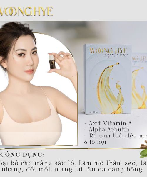 WOONG HYE - PIGMENT REMOVAL -  ĐÀO THẢI SẮC TỐ