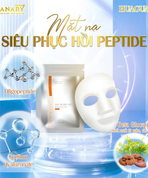 HUAGUAN - SUPER RESTORING PEPTIDE MASK - MẶT NẠ SIÊU PHỤC HỒI PEPTIDE