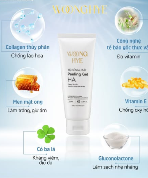 WOONG HYE - PEELING GEL HA - TẨY TẾ BÀO CHẾT