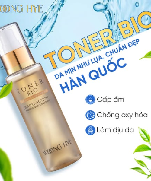 WOONG HYE - TONER BIO - NƯỚC HOA HỒNG CÂN BẰNG DA