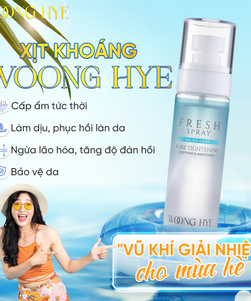 WOONG HYE - XỊT KHOÁNG FRESH SPRAY