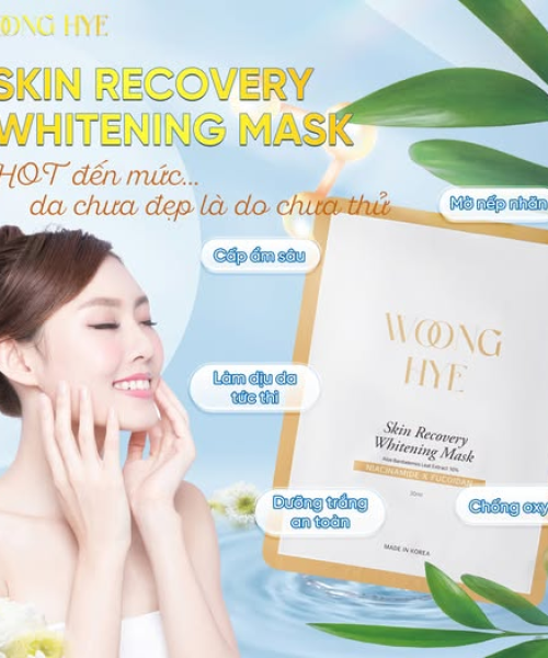 WOONG HYE - SKIN RECOVERY MASK- MẶT NẠ DƯỠNG TRẮNG PHỤC HỒI