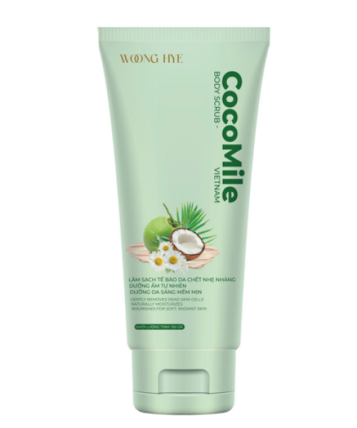 TẨY TẾ BÀO CHẾT BODY DỪA HOA CÚC - COCOMILE BODY SCRUB