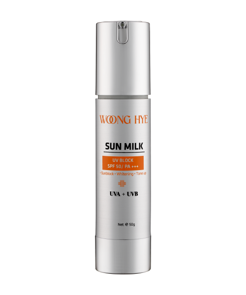 WOONG HYE - SUN MILK  SPF 50+ - KEM CHỐNG NẮNG SPF 50+