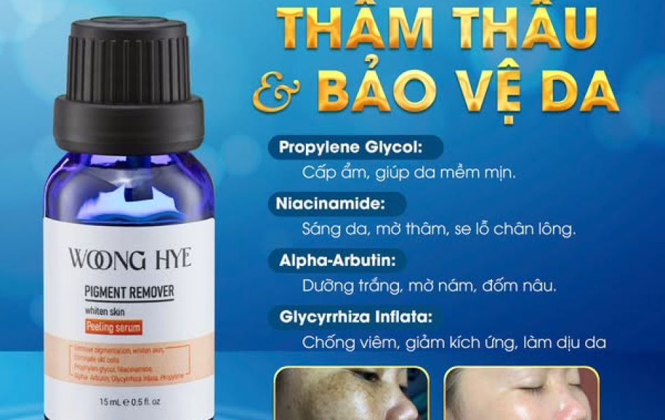 WOONG HYE -PIGMENT REMOVER - PEELING SERUM
