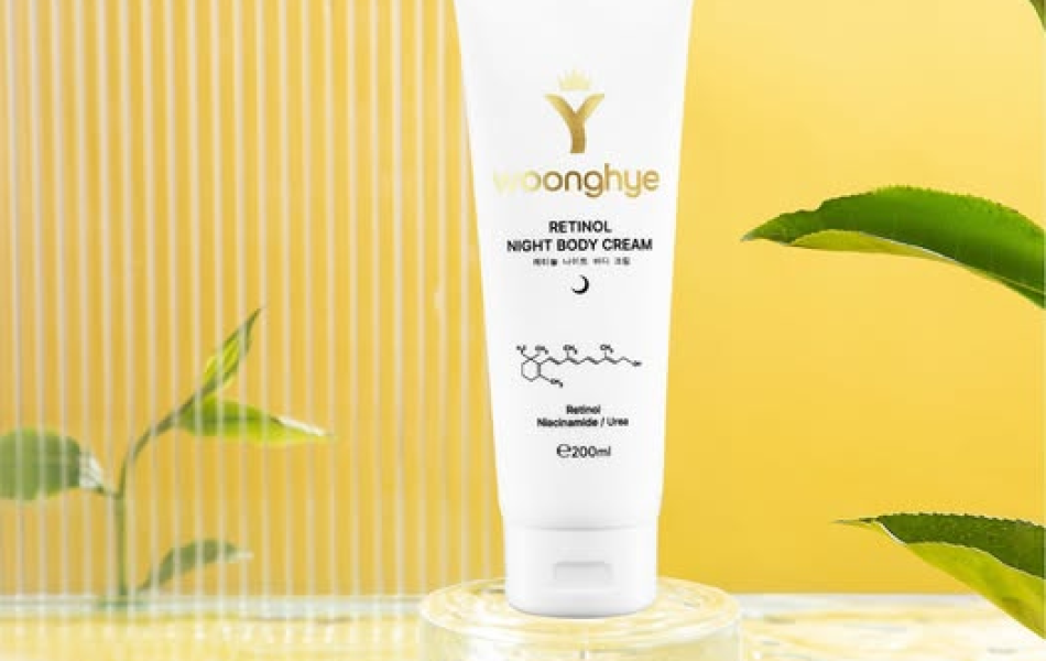 WOONG HYE - RETINOL NIGHT BODY CREAM - KEM DƯỠNG BODY ĐÊM RETINOL