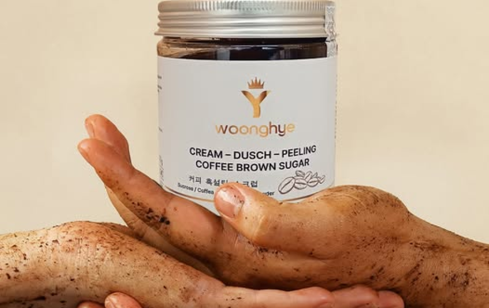 WOONG HYE CREAM - DUSH - PEELING COFFEE BROWWN SUGAR - TẨY DA CHẾT CÀ PHÊ ĐƯỜNG NÂU