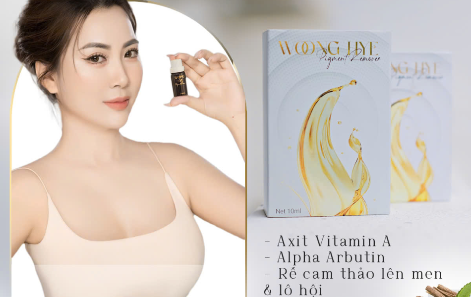 WOONG HYE - PIGMENT REMOVAL -  ĐÀO THẢI SẮC TỐ