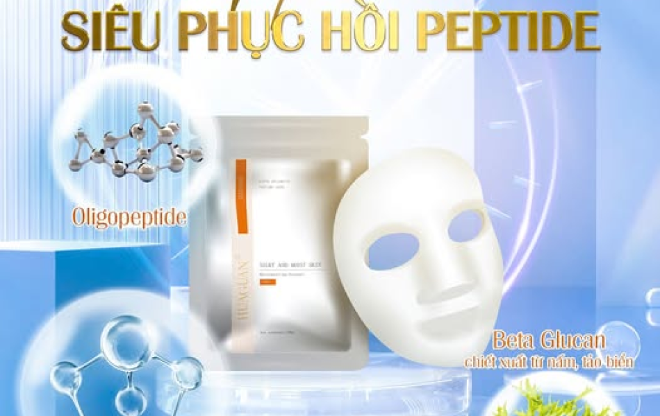 HUAGUAN - SUPER RESTORING PEPTIDE MASK - MẶT NẠ SIÊU PHỤC HỒI PEPTIDE