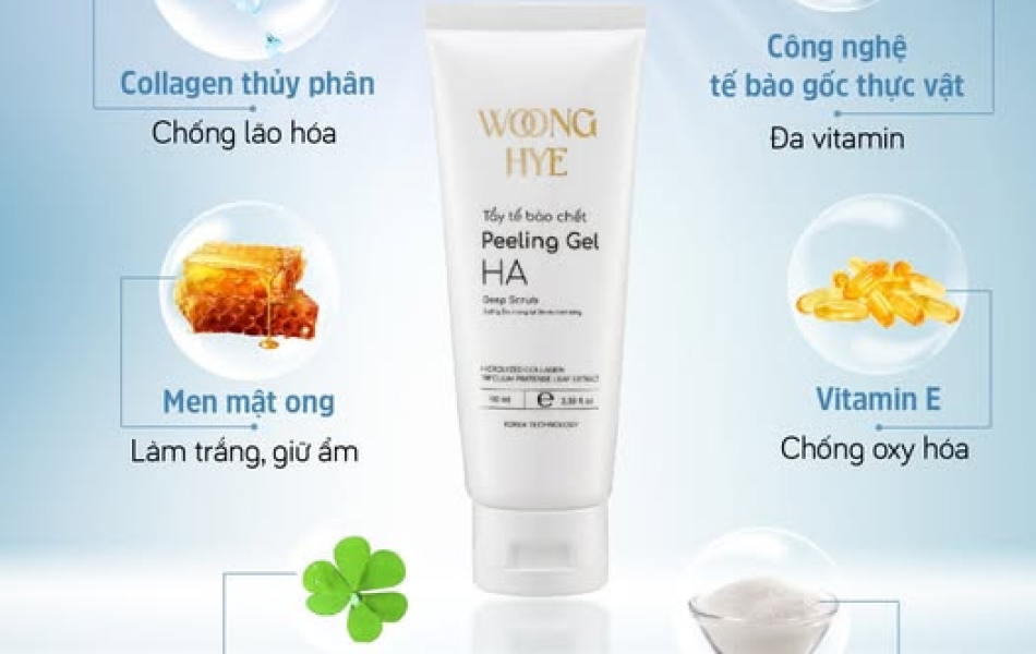 WOONG HYE - PEELING GEL HA - TẨY TẾ BÀO CHẾT
