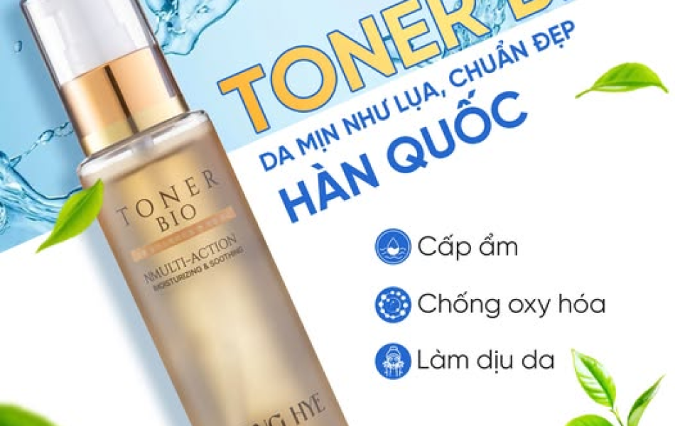 WOONG HYE - TONER BIO - NƯỚC HOA HỒNG CÂN BẰNG DA