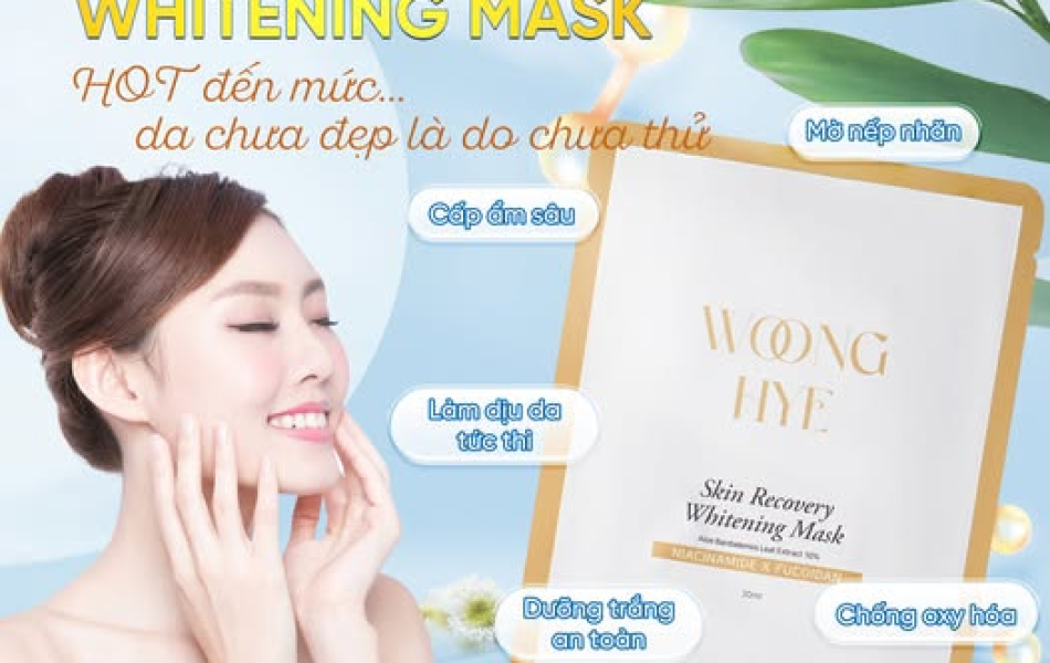WOONG HYE - SKIN RECOVERY MASK- MẶT NẠ DƯỠNG TRẮNG PHỤC HỒI
